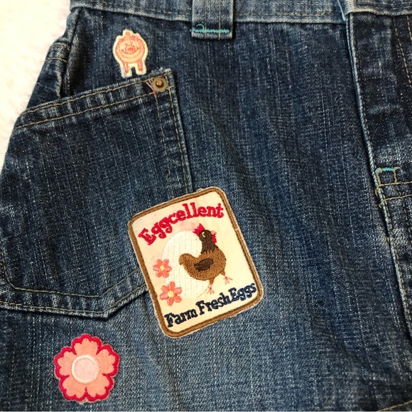 Baby GAP Denim Skirt with Farm Theme patches - Picture 4 of 10